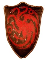 Official Game Of Thrones House Targaryen Dragon Sigil Throw Pillow Official Game Of Thrones House Targaryen Dragon Sigil Throw Pillow