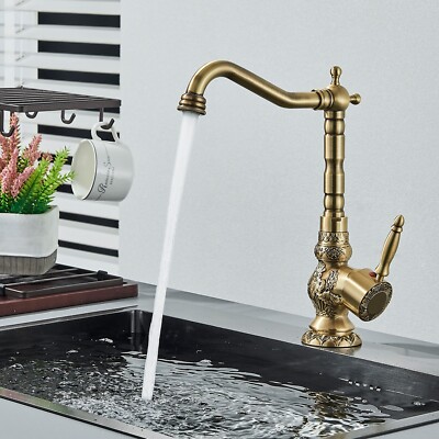 Vintage Retro Küchenarmatur Wasserhahn Küche Einhandmischer Mischbatterie Bad