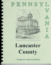 PA Lancaster County history RP from Rare Sources~Columbia Ephrata Pennsylvania