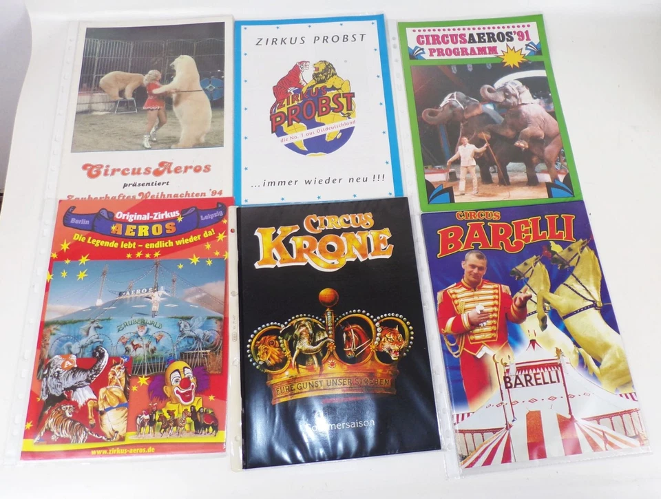 Zirkus Programme Konvolut Krone Probst Sperlich Busch Berolina Aero Ausland - Bild 4 von 4