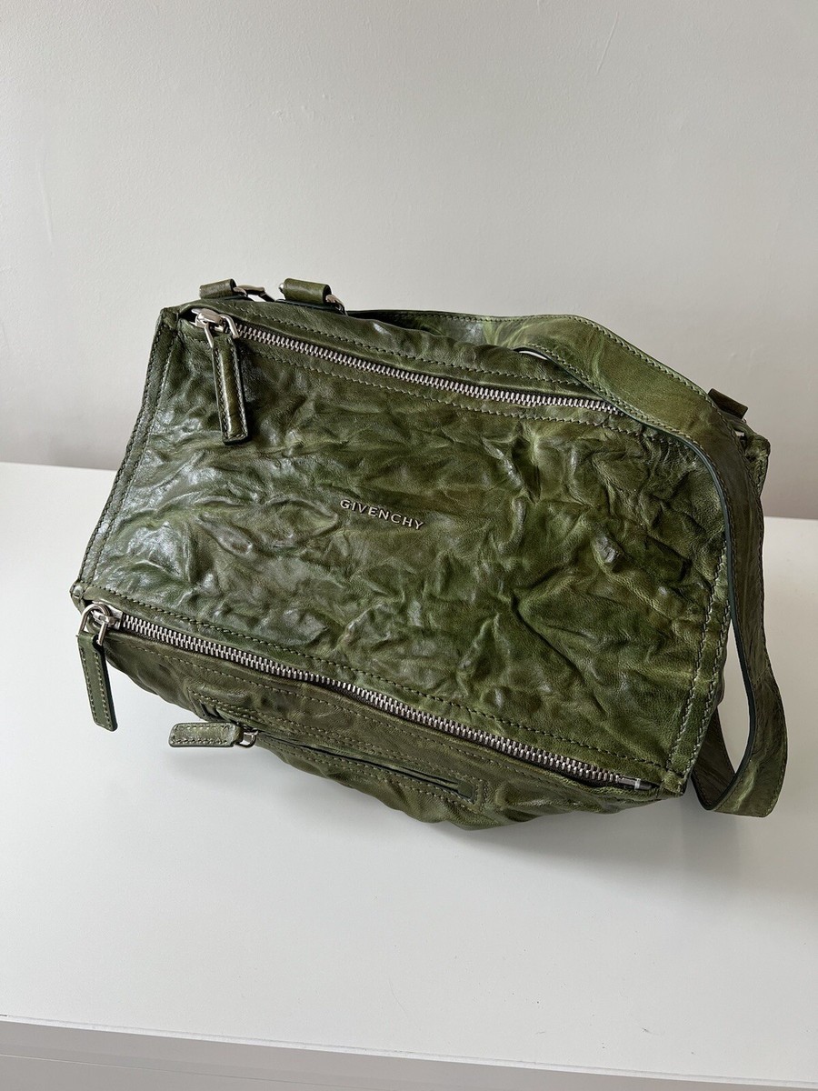 P*e様 GIVENCHY ハンドバッグ GIVENCHY New PEPE MEDIUM PANDORA KHAKI GREEN NWT | eBay