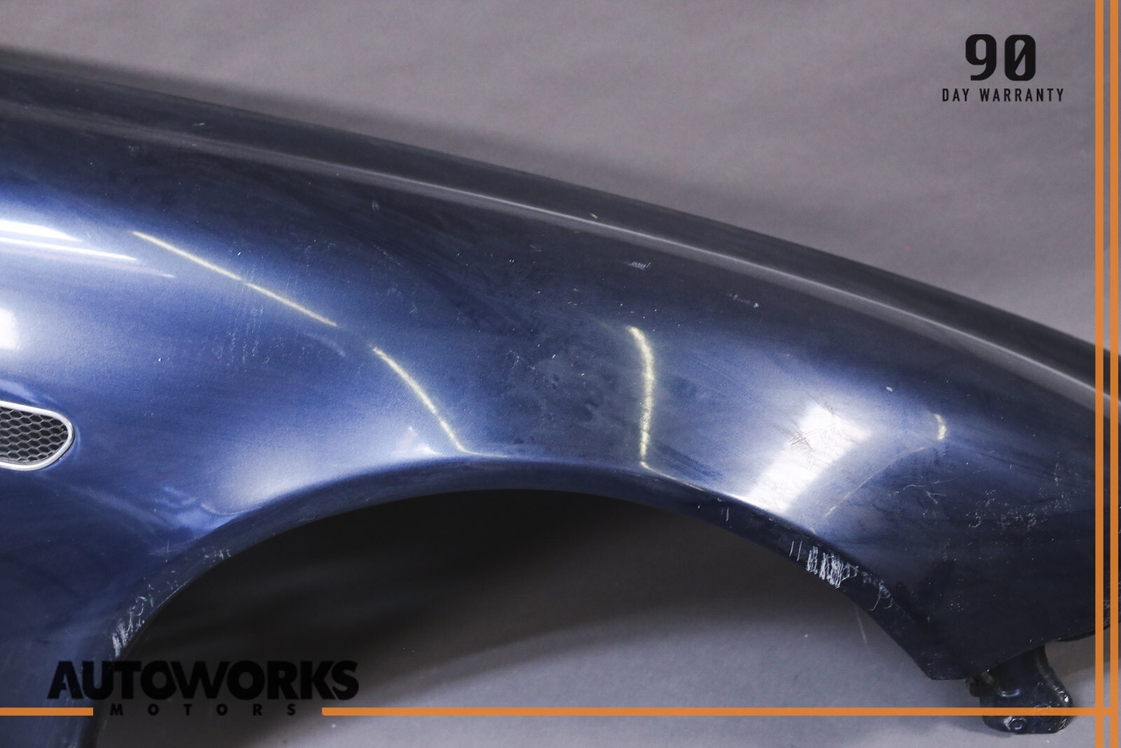 03-13 Maserati Quattroporte M139 Front Right Passenger Side Fender Wing Blue OEM