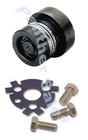 SBC Chevy V8 350 Flat Tappet Camshaft Cam Locking Plate Kit w/ Roller Button