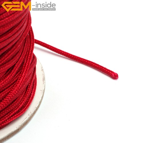 Cordón de anudar 130 metros 1,5 mm cordón de rebordear de nailon trenzado para hacer joyas 1 pieza - Imagen 51 de 67