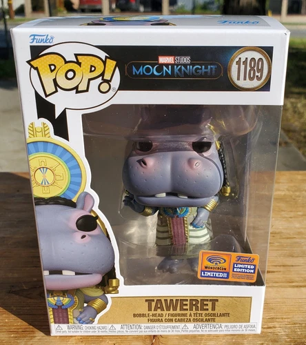 Taweret Moon Knight Marvel Funko Pop #1189 WonderCon 2023 Exclusive with Sticker