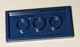 LEGO Dark Blue Tile 2x4 with 2 White Triangles Part # 87079pb0024 Star Wars 8086