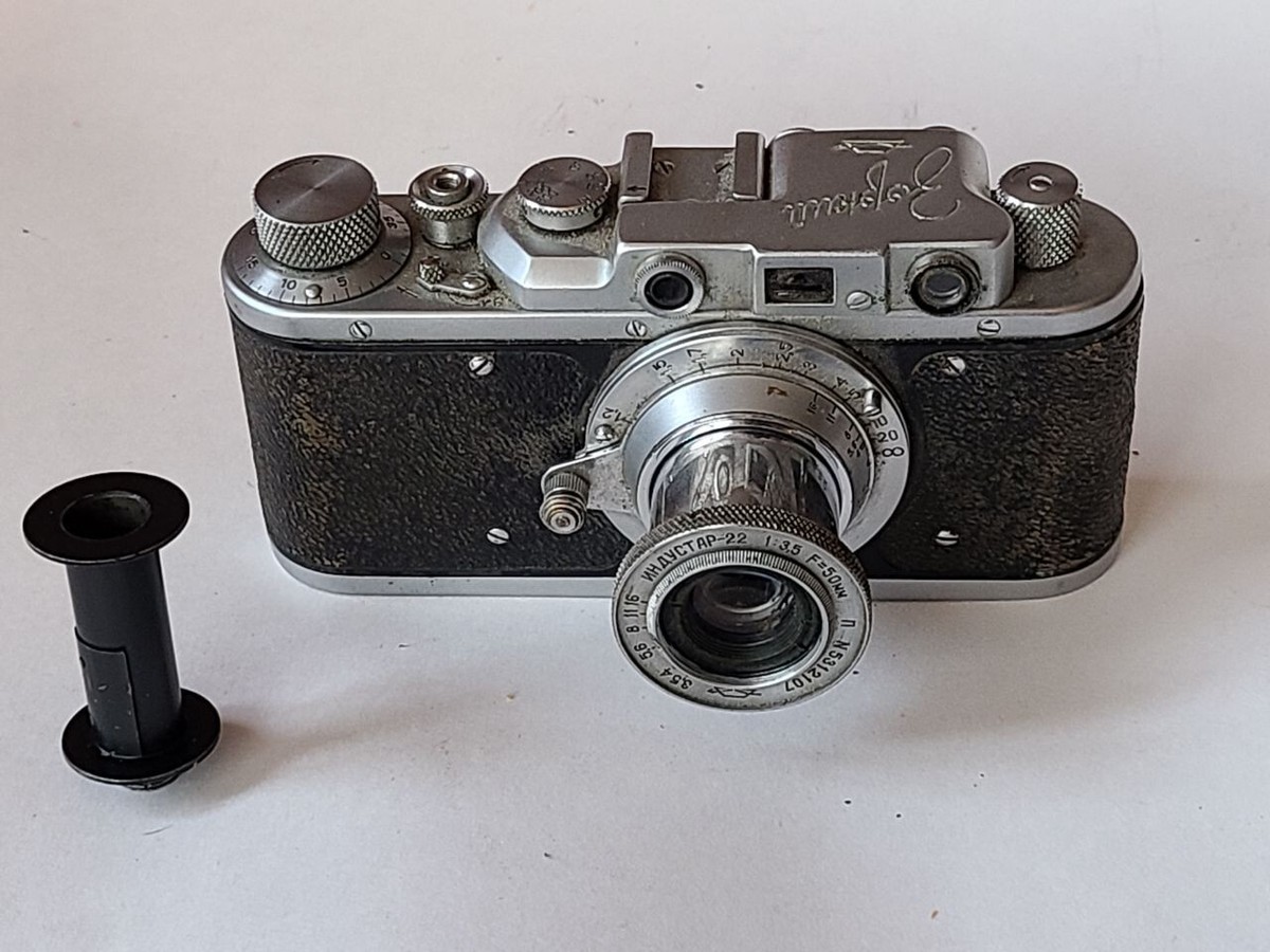 Vintage 1953 zorki-1 industar-22 rangefinder Soviet film camera