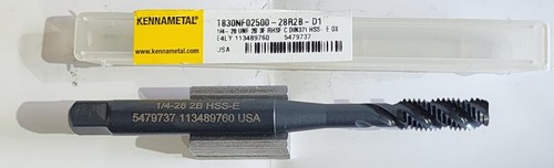 Taraud Main 1/4-28 UNF Gauche - Taraudage Filetage HSS6542 Robinet Inférieur 70 Mm