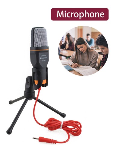 Professional Condenser Sound Microphone Mic 3.5mm For PC Laptop Podcast Studio - Bild 13 von 14