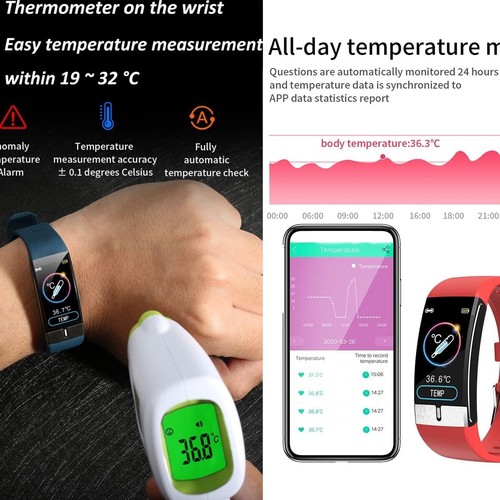 ECG and Bracelet Watch Heart Rate Monitor PPG Fitness Watch for Physical Activi - Picture 2 of 6