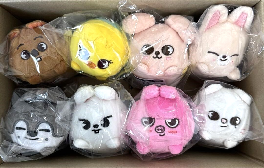 Stray Kids Skzoo Mini Plush Bag Charm All 8 Types Set Cafe