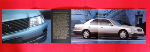 1994-95 LEXUS LS400 Sales Brochure UK Market - Revised 1995 Model Year - Picture 3 of 5