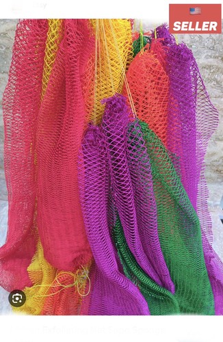 African Beauty Sponge | Peeling Net Body Scrub | Sapo | African Net Sponge - Bild 3 von 3