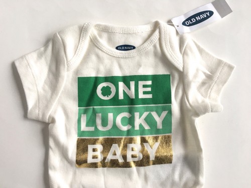 OLD NAVY BODY MANICA CORTA BAMBINO RAGAZZO O RAGAZZA TAGLIA 0-3M STAMPA GRAFICA T-SHIRT - Foto 2 di 10