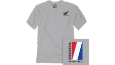 NEW FACTORY EFFEX Honda Motorsports T-Shirt - Gray - ADULT SIZES-MOTORCYCLE
