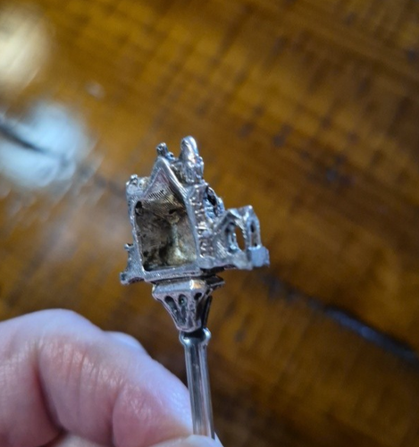 Vtg CRAIGDARROCH CASTLE Miniature Spoon Victoria B.C. Canada G.G.G. Steel Silver - Picture 12 of 17