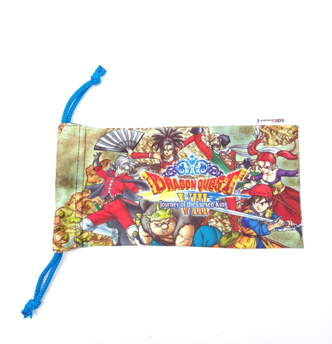 Nintendo 3DS Dragon Quest 8 VIII - Rare Game Stop Promo Pouch/Bag Slime Version
