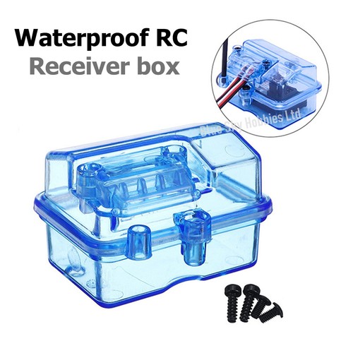 Waterproof RC Receiver Box for 1/10 1/8 Cars Crawlers Boats Universal ...