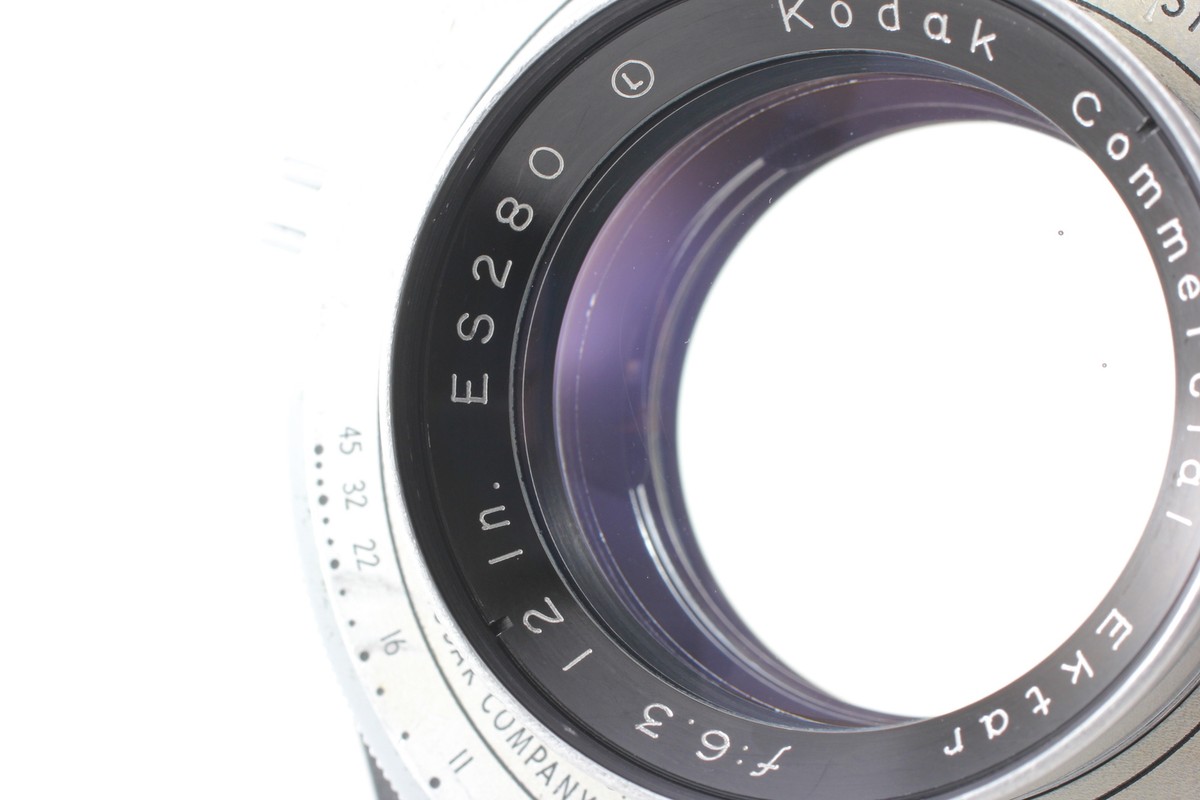 【美品】Kodak commercial Ektar f6.3 12inch MINT] Kodak Commercial Ektar 12in F6.3 Lens Acme Synchro No