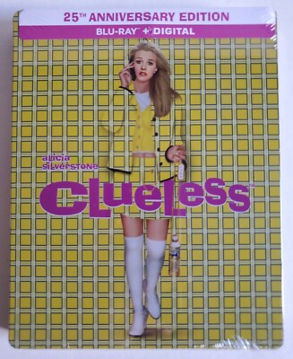 CLUELESS STEELBOOK (Blu-Ray + Digital Copy) Alicia Silverstone, Paul Rudd