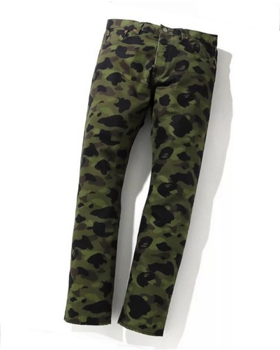 Straight Fit Jeans Camo Bapesta 