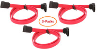 PTC 7 Pin SATA to SATA Serial ATA Data Cable Hard Drives, 36 Inches 3 Pack