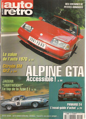 AUTO RETRO 236 ALPINE GTA PANHARD 24 TYPE E LIGHTWEIGHT MONICA DOLOMITE SPRINT