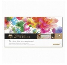 MUNGYO Professional Half Pan Size WaterColor Set 48 Colors MWPH-48