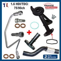 Turbo Montage Kit FüR Berlingo Partner C4 307 C3 207 308 1.6 HDI Tdci 75 90 PS