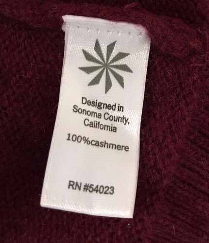 Suéter a Rayas Athleta Cashmere Lodge Para Mujer Talla S Pequeño Beige Rojo Pullover - Imagen 8 de 10
