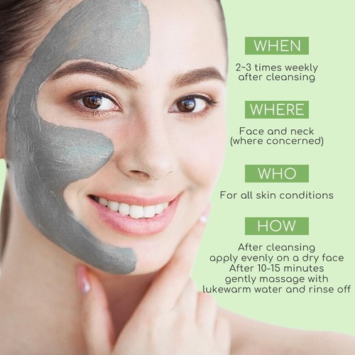4pcs Clay Mask for Face,Dead Sea Mud Mask,Facial Masks for Women Skin Care 17 oz - Picture 2 of 8
