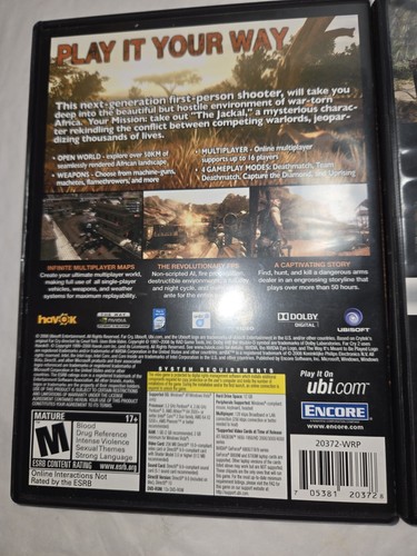 Far Cry 2 Far Cry 3 Far PC Ubisoft Complete Discs Excellent - Picture 5 of 6
