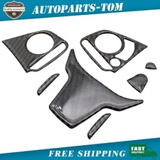 Real Carbon Fiber Steering Wheel Cover Trims Fit for Honda Civic 10th 2016-2020