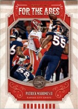Patrick Mahomes II-Chiefs-2019 Panini Legacy For The Ages Football Card #FTA-PM