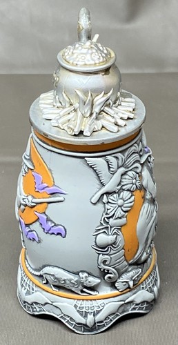 Hallmark Hoppy Halloween Beer Stein Cauldron 2022 Keepsake Ornament Witch - Picture 2 of 10