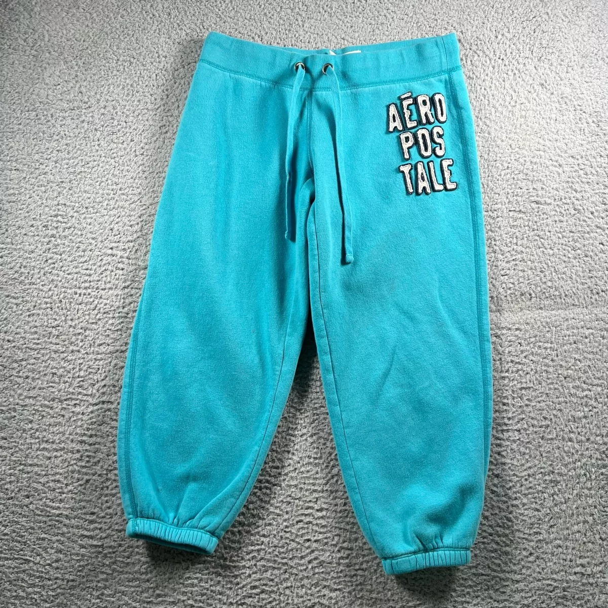 Aeropostale Sweatpants Womens Petite Small Blue Comfort Stretch Shaping  Pants