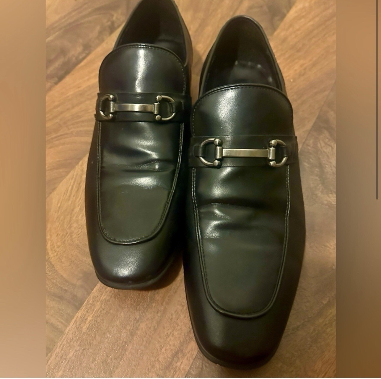 SAOLA Scarpe Oxford Steve Madden in pelle nera. tg 11 M.