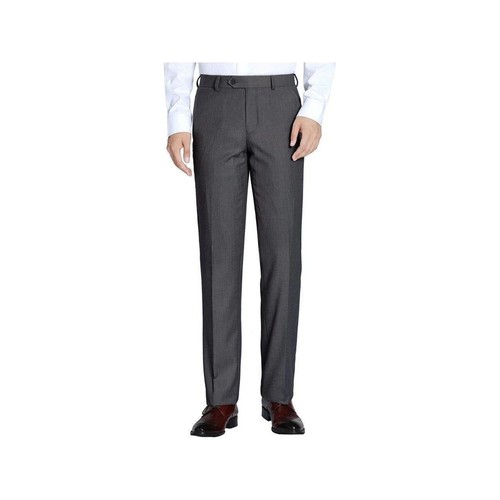 Traje de hombre Renoir frente plano pantalones separados calce ajustado sensación suave 202-1 carbón - Imagen 11 de 21