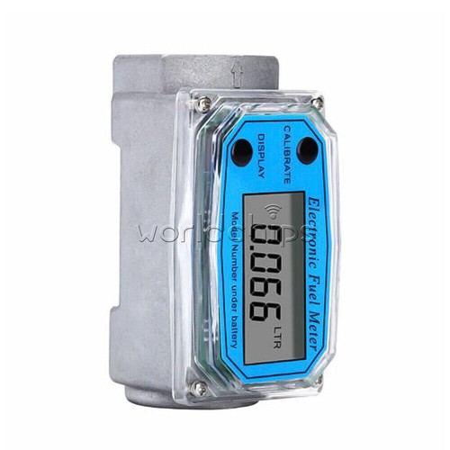 High Precision 1" Digital Turbine Flow Meter Gas Oil Fuel Pump Flowmeter - Picture 10 of 14