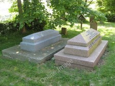 Photo 6x4 Tombstones at the Transfiguration, Pyecombe Two Blaker Tombston c2011