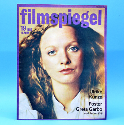 DDR Filmspiegel 19 1985 Greta Garbo Woody Allen Lore Frisch Konrad Wolf Y