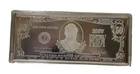 1997 Washington Mint 4 oz .999 Silver $50 Grant Currency Bill Design