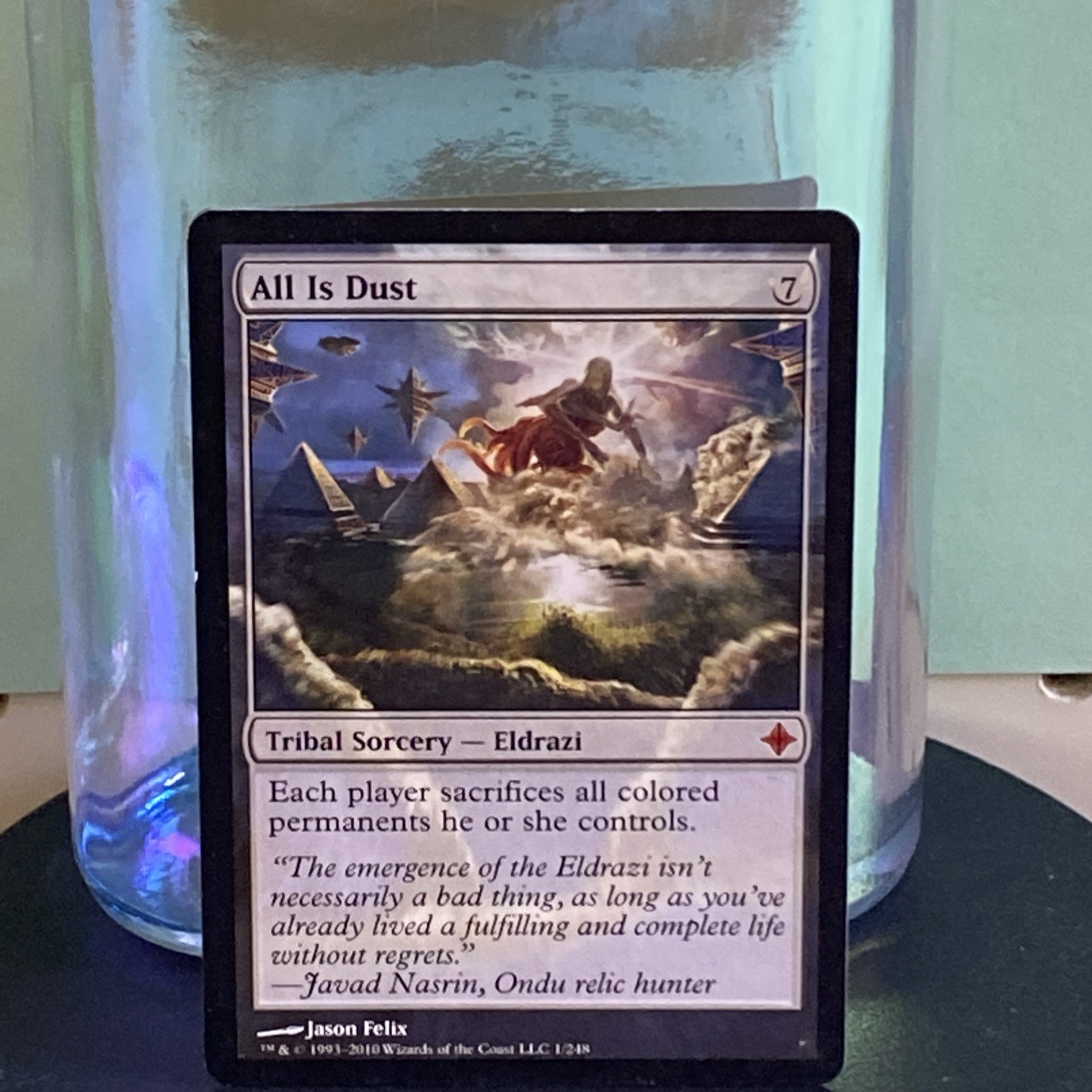 All Is Dust 1  Rise of the Eldrazi Regular MTG TCG CARD LP