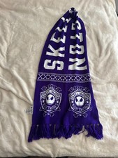 Disney Parks Nightmare Before Christmas Jack Skellington Blue Knit Scarf Adult