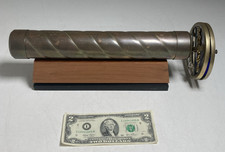 Vintage  Brass Double Wheel 15" Kaleidoscope Wood Base Corki Weeks Tested Video!