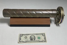 Vintage  Brass Double Wheel 15" Kaleidoscope Wood Base Corki Weeks Tested Video!