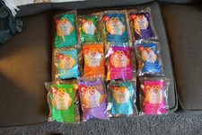 TY Teenie Beanie Babies 1999 Complete Set of 12 McDonalds Happy Meal Sealed NEW