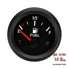 2" 52mm Car Fuel Gauge, E-1/2-F Pointer 240-33ohm Vehicle Fuel Level Gauge