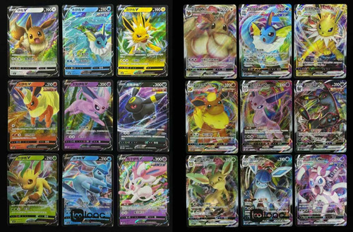 Pokémon TCG S-Chinese CBB2C Gem Pack Vol.2 Eevee V+VMAX Holo NM（18pcs set）