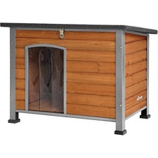 Dog House Outdoor  Indoor Unique All-Around Iron Frame Dog Kennel for Winter